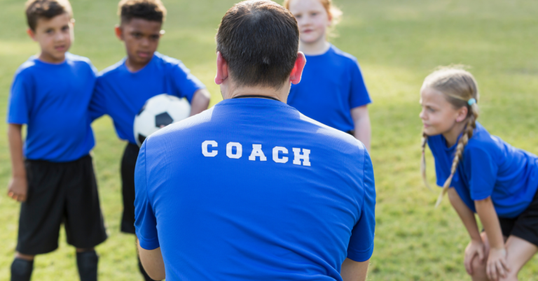 Coach training and encouraging young soccer athletes through Positive Coaching learned in Hey Coach