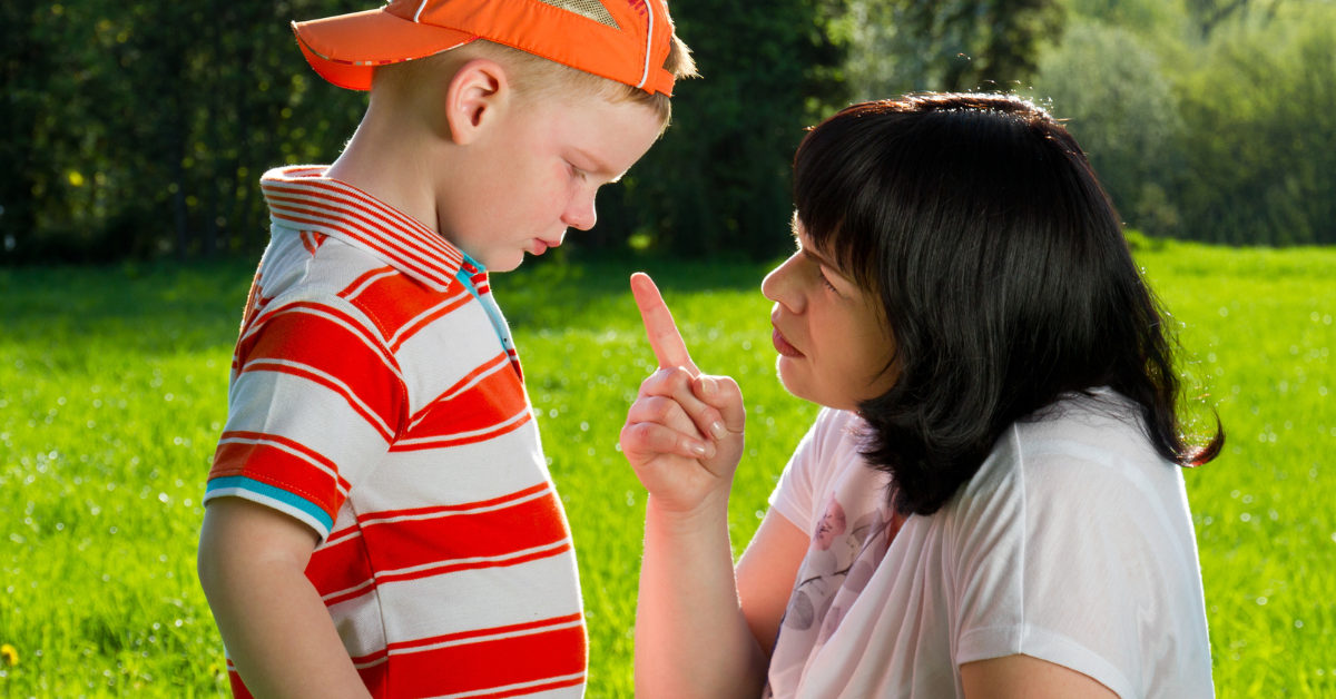 Hey Coach April Blog 2 Images (4) A mom scolding his son after playing sports. Encourage athletes through positive coaching using the Hey Coach app