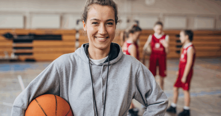 Female Coach of young athletes through Hey Coach App